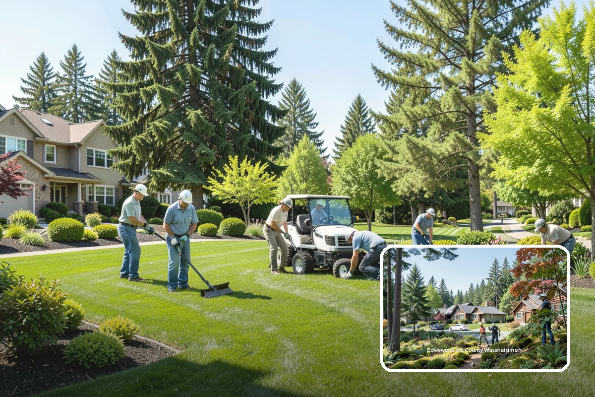 Spruce Pruning in Edgewood, Pierce County, WA - Preserves the natural conical form