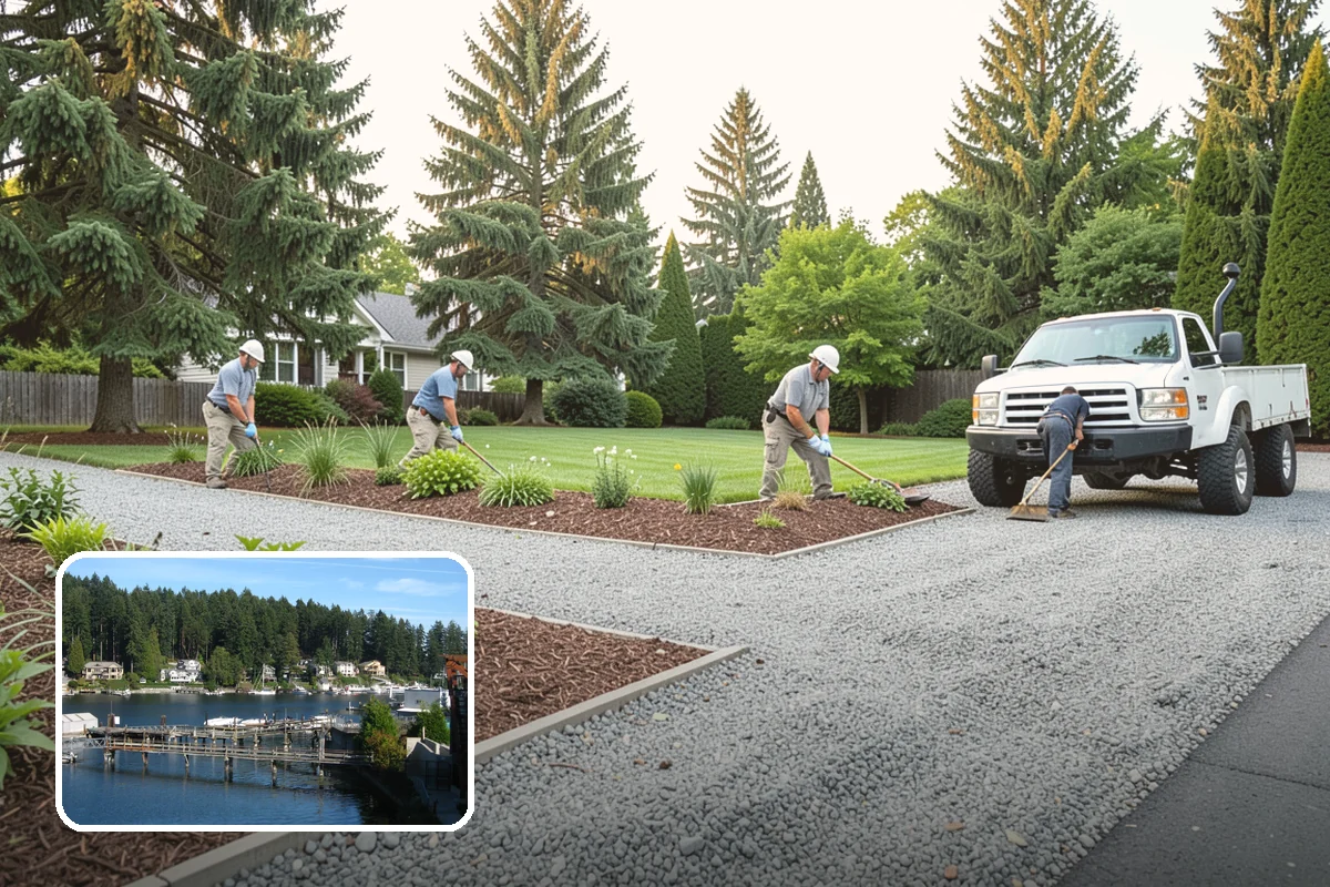 Spruce Pruning in Gig Harbor, Pierce County, WA - Preserves the natural conical form
