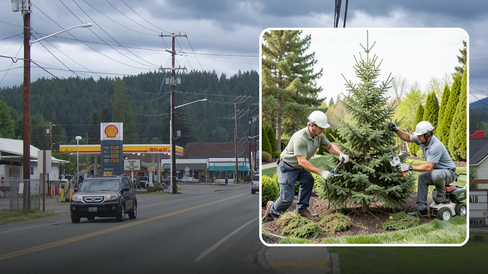 Spruce Pruning in Granite Falls, Snohomish County, WA - Careful spruce pruning that maintains form and health without cutting into bare wood.