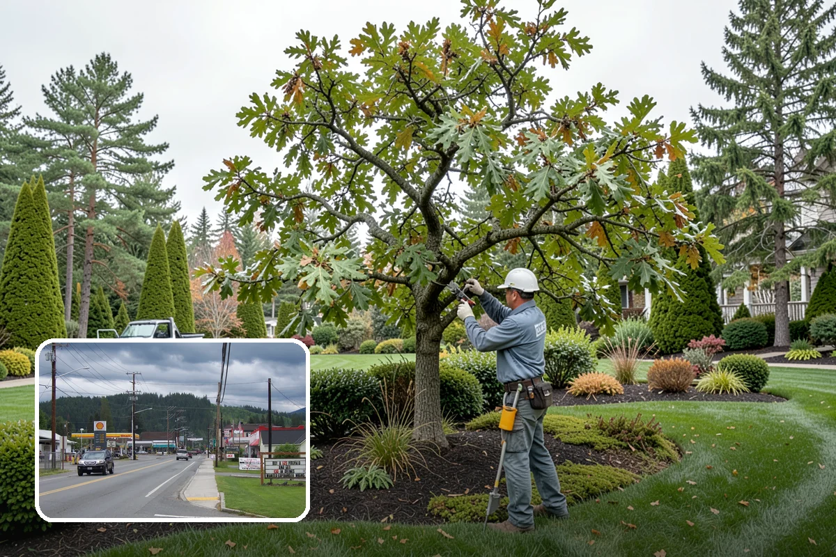 Spruce Pruning in Granite Falls, Snohomish County, WA - Preserves the natural conical form