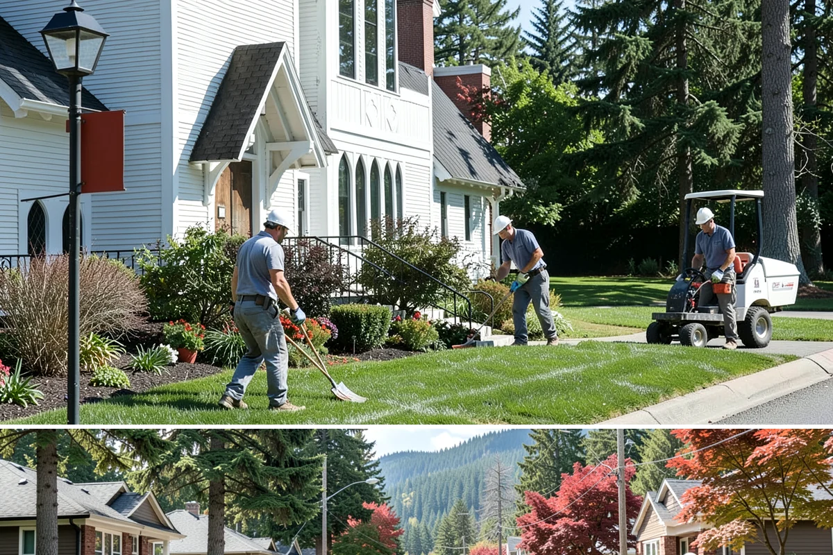 Spruce Pruning in Hunts Point, King County, WA - Best pruned in late winter to early spring before new growth.