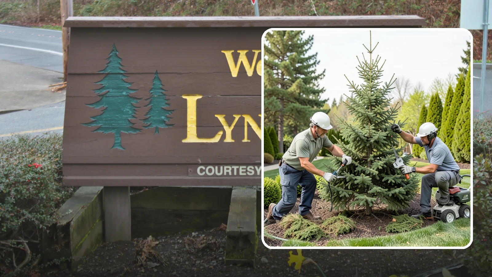 Spruce Pruning in Lynnwood, Snohomish County, WA - Careful spruce pruning that maintains form and health without cutting into bare wood.
