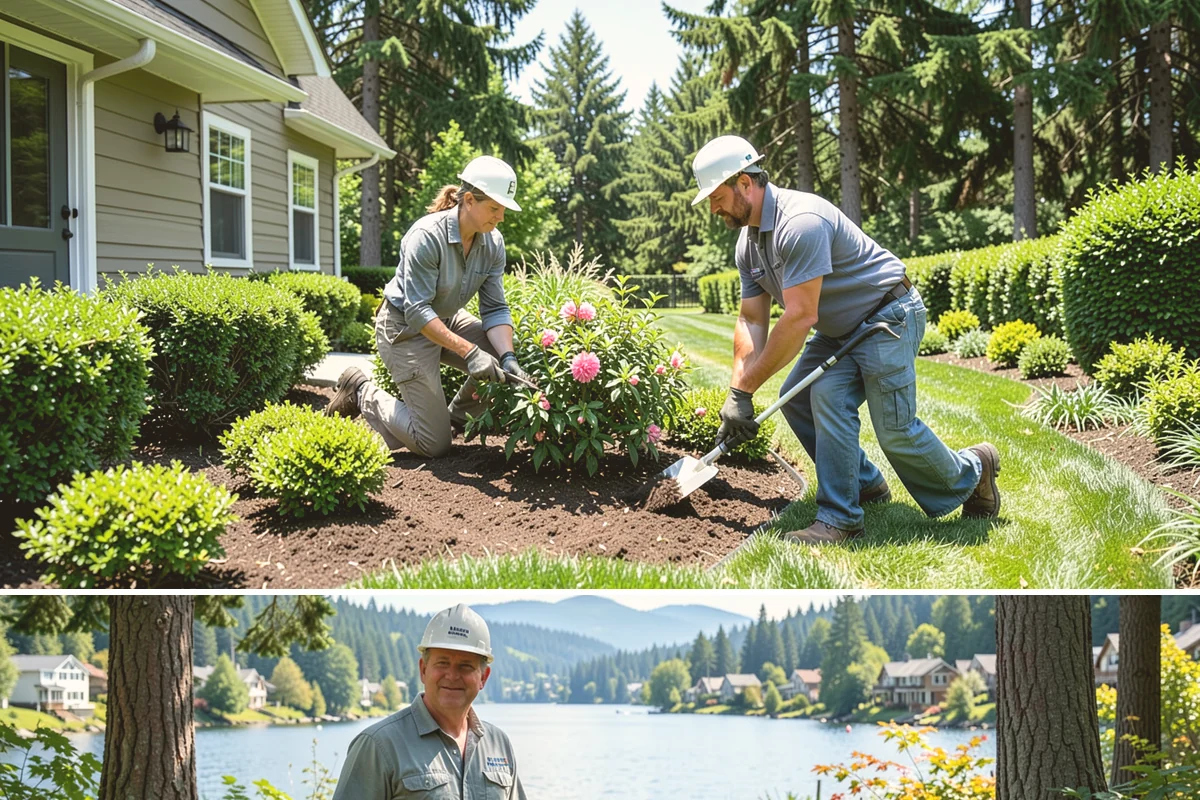 Spruce Pruning in Milton, King County, WA - Best pruned in late winter to early spring before new growth.