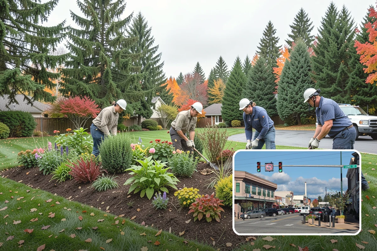 Spruce Pruning in Monroe, Snohomish County, WA - Preserves the natural conical form