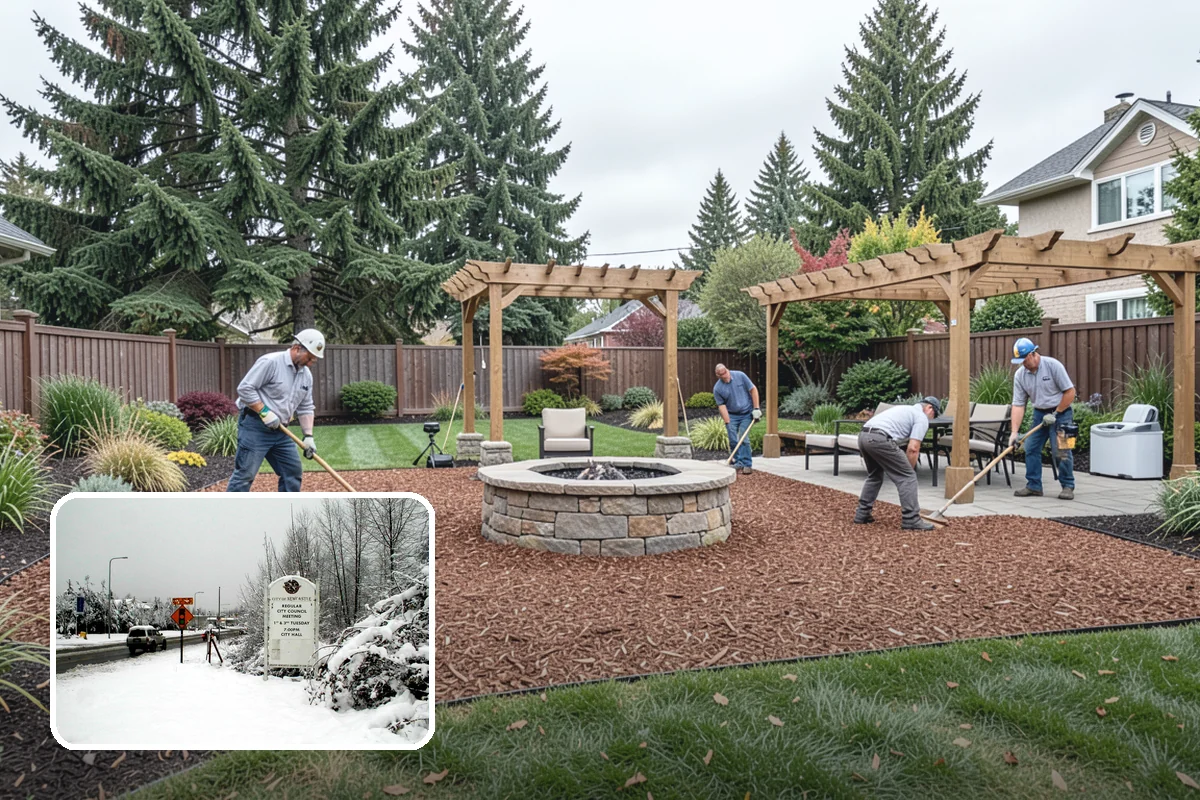 Spruce Pruning in Newcastle, King County, WA - Preserves the natural conical form