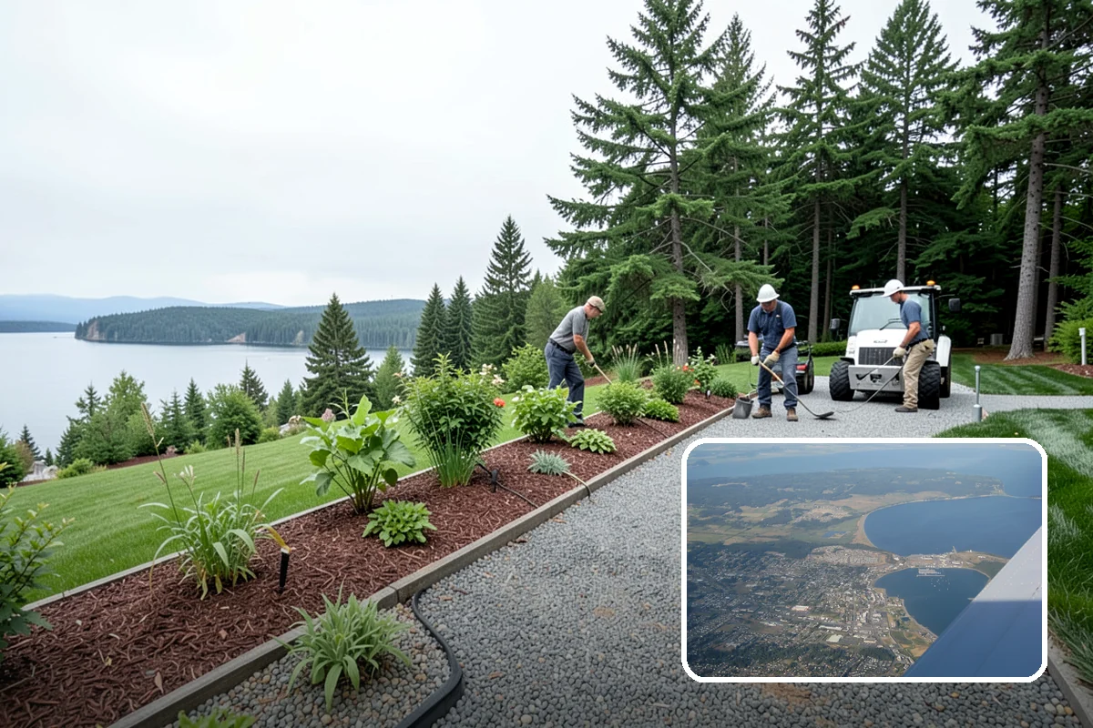 Spruce Pruning in Oak Harbor, Island County, WA - Preserves the natural conical form