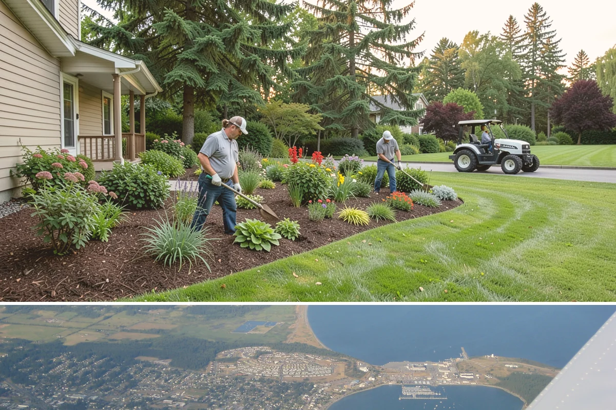 Spruce Pruning in Oak Harbor, Island County, WA - Best pruned in late winter to early spring before new growth.