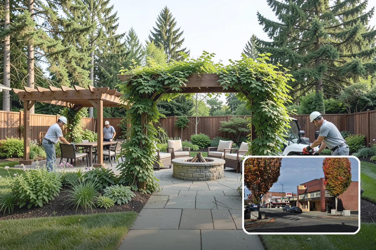 Spruce Pruning in Puyallup, Pierce County, WA - Preserves the natural conical form