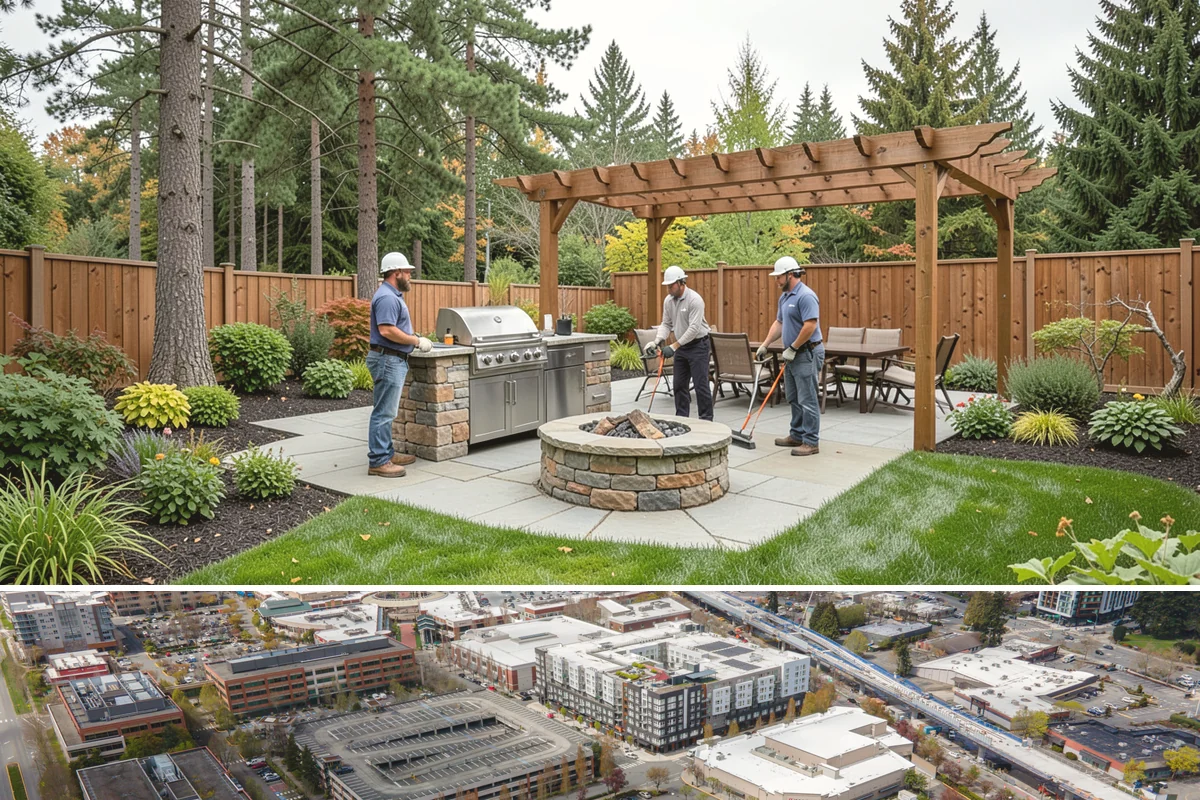 Spruce Pruning in Redmond, King County, WA - Best pruned in late winter to early spring before new growth.