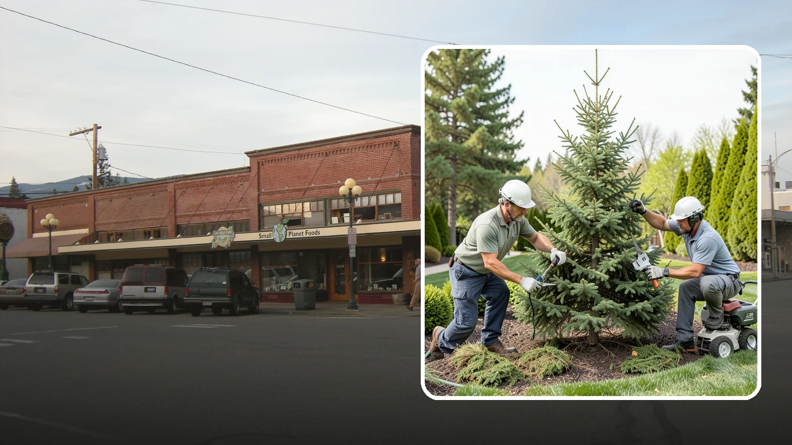 Spruce Pruning in Sedro-Woolley, Skagit County, WA - Careful spruce pruning that maintains form and health without cutting into bare wood.