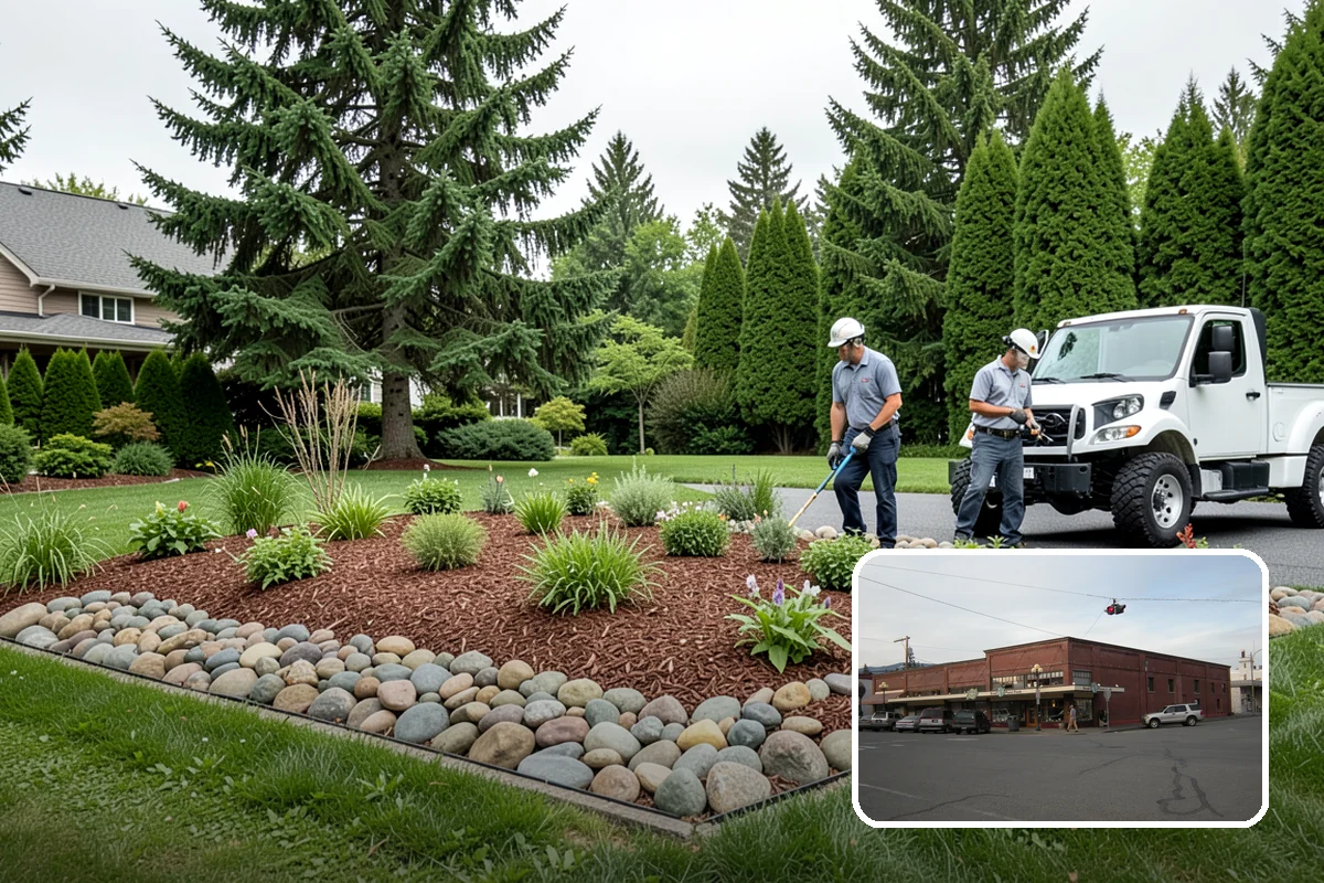 Spruce Pruning in Sedro-Woolley, Skagit County, WA - Preserves the natural conical form