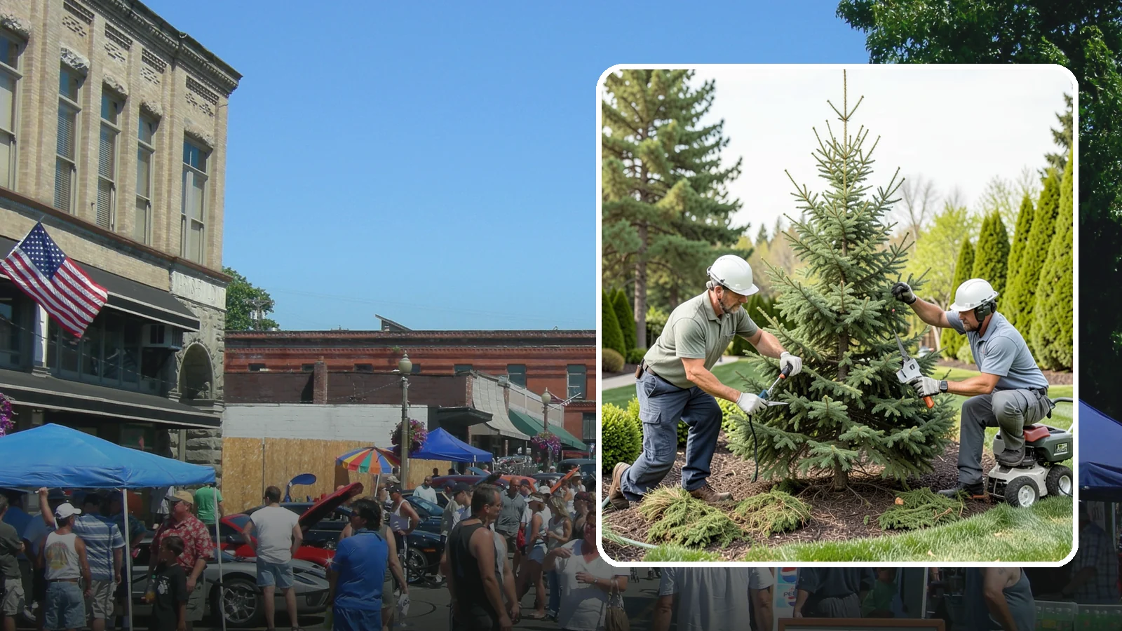 Spruce Pruning in Snohomish, Snohomish County, WA - Careful spruce pruning that maintains form and health without cutting into bare wood.