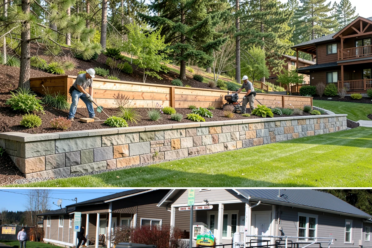 Spruce Pruning in South Prairie, Pierce County, WA - Best pruned in late winter to early spring before new growth.