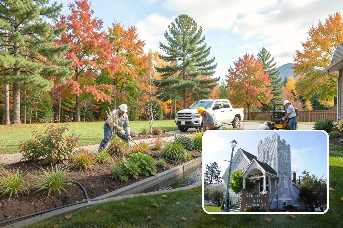 Spruce Pruning in Steilacoom, Pierce County, WA - Preserves the natural conical form