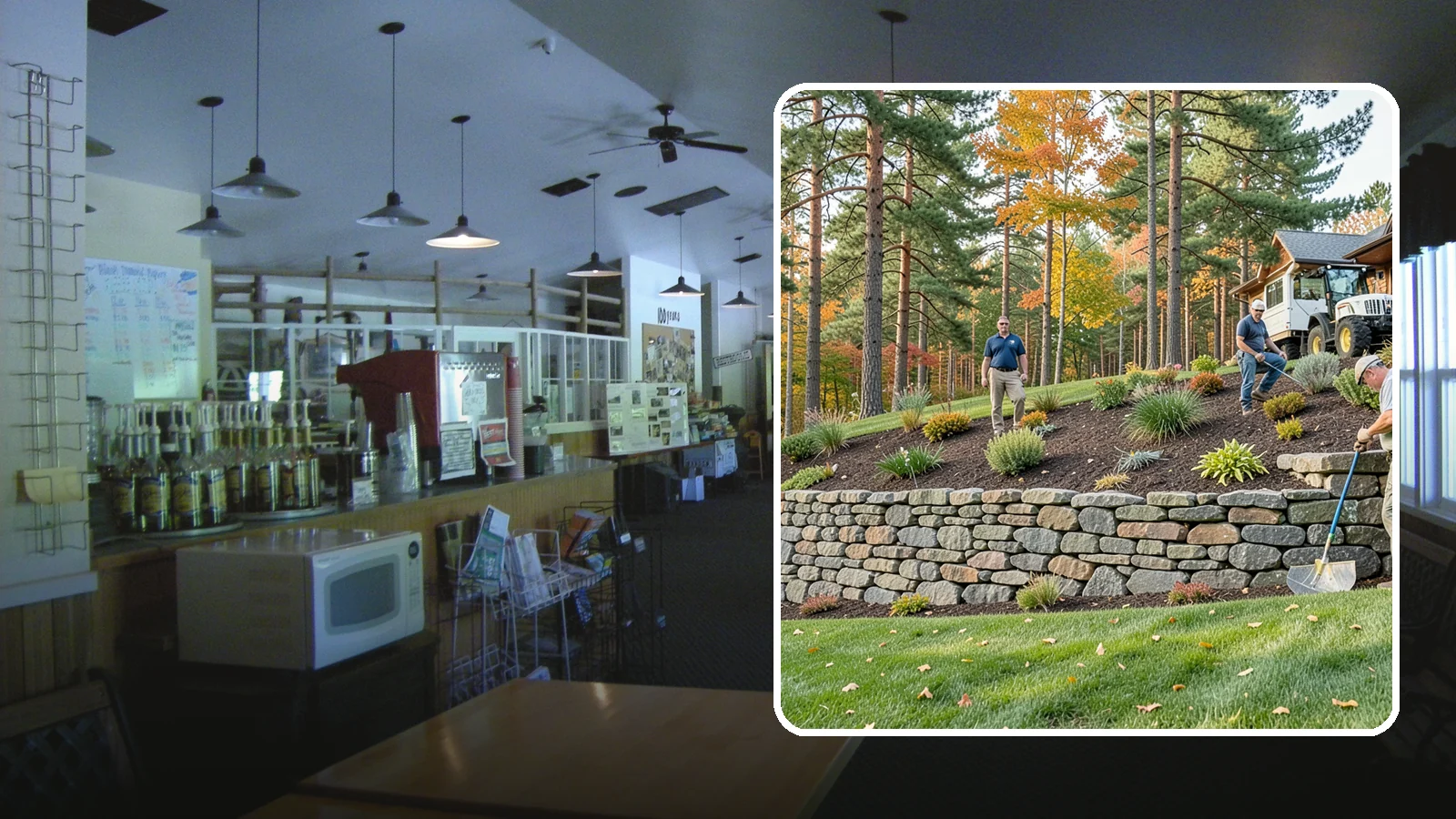 Stacked Stone Retaining Wall in Black Diamond, King County, WA - A dry-stacked stone wall built without mortar, delivering rustic charm and natural drainage for garden-height PNW slopes.