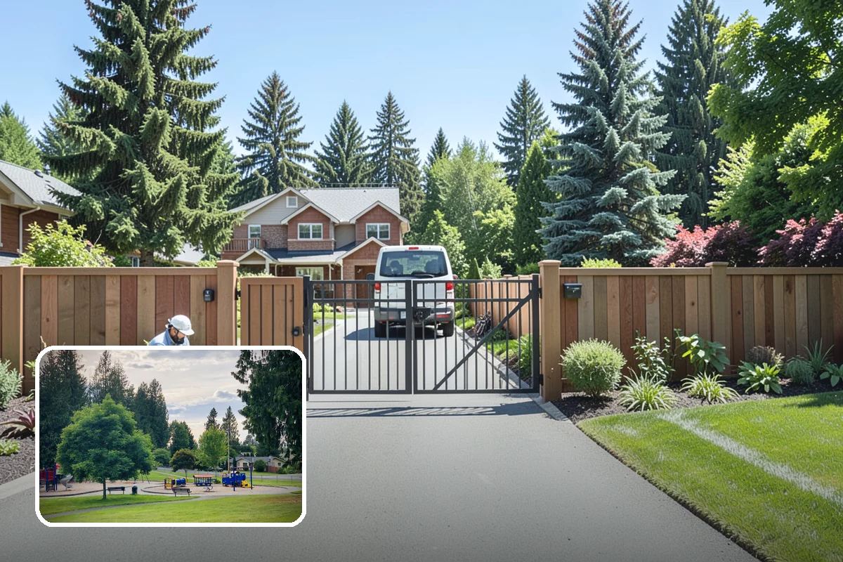 Stacked Stone Retaining Wall in Bonney Lake, Pierce County, WA - Natural drainage through mortar-free joints