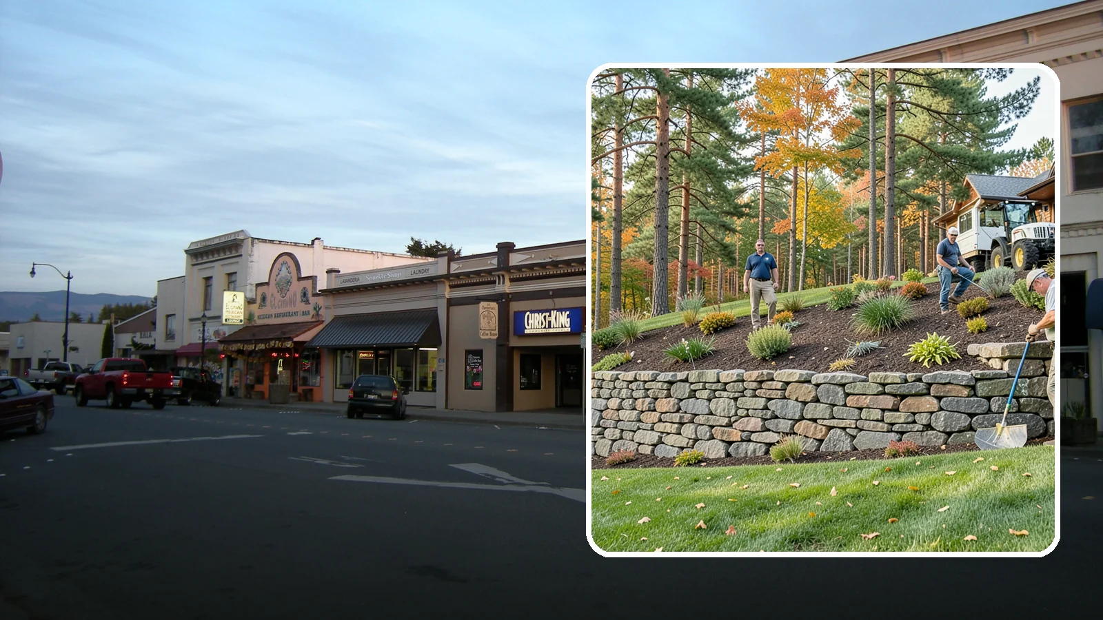 Stacked Stone Retaining Wall in Burlington, Skagit County, WA - A dry-stacked stone wall built without mortar, delivering rustic charm and natural drainage for garden-height PNW slopes.