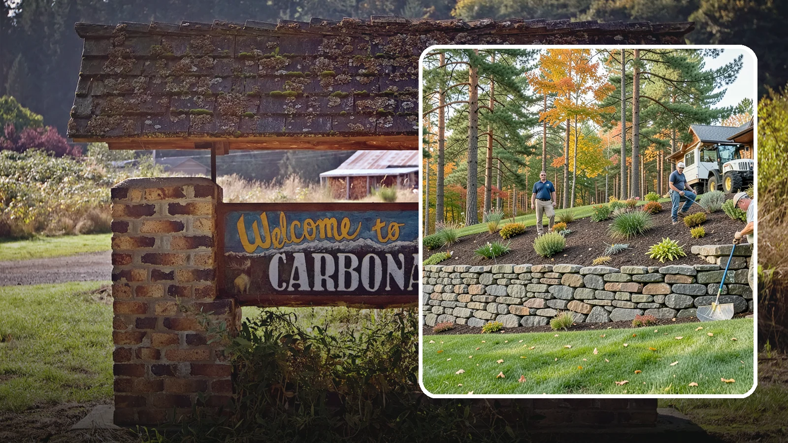 Stacked Stone Retaining Wall in Carbonado, Pierce County, WA - A dry-stacked stone wall built without mortar, delivering rustic charm and natural drainage for garden-height PNW slopes.