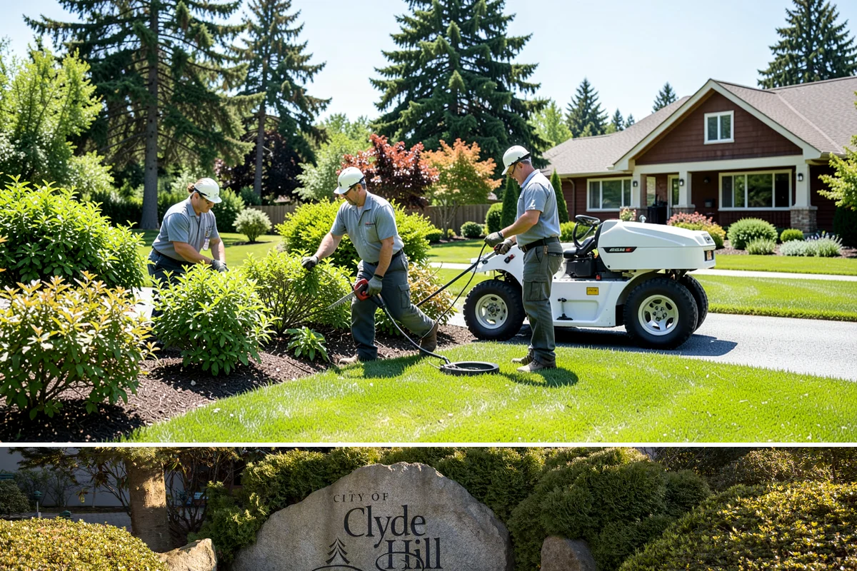 Stacked Stone Retaining Wall in Clyde Hill, King County, WA - Best built in the drier spring-to-fall season when stones seat cleanly and backfill compacts well across Western Washington.