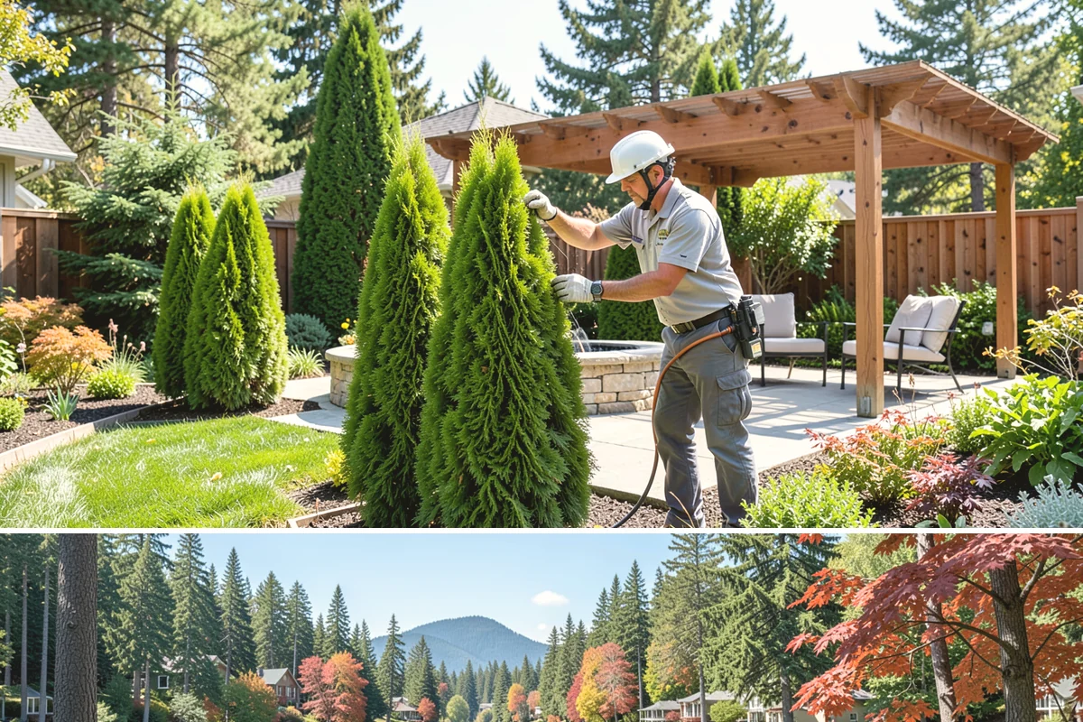 Stacked Stone Retaining Wall in Covington, King County, WA - Best built in the drier spring-to-fall season when stones seat cleanly and backfill compacts well across Western Washington.