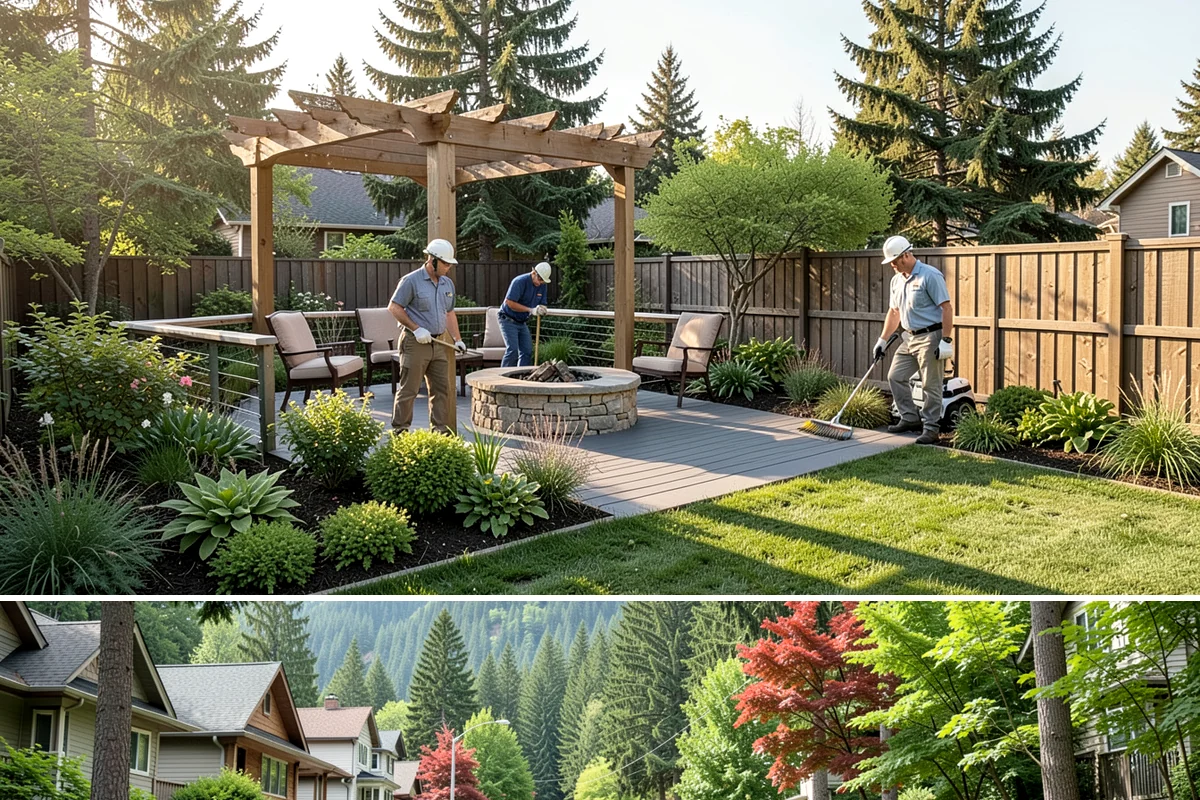 Stacked Stone Retaining Wall in Darrington, Snohomish County, WA - Best built in the drier spring-to-fall season when stones seat cleanly and backfill compacts well across Western Washington.