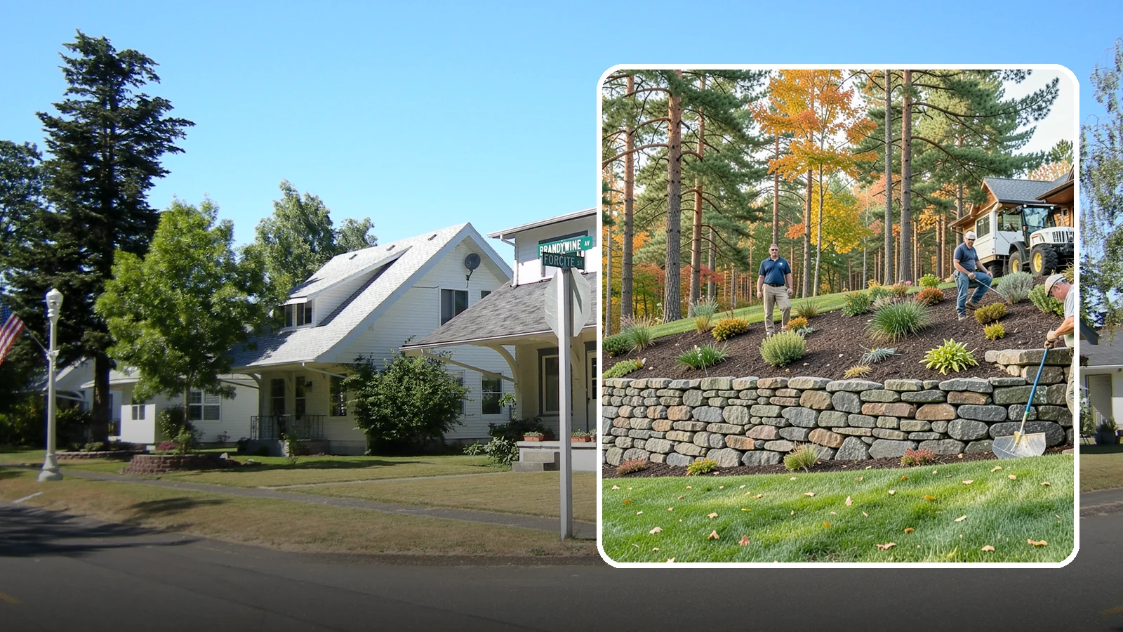 Stacked Stone Retaining Wall in DuPont, Pierce County, WA - A dry-stacked stone wall built without mortar, delivering rustic charm and natural drainage for garden-height PNW slopes.