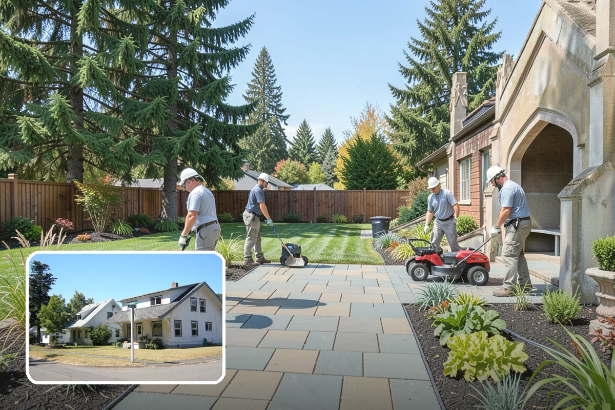 Stacked Stone Retaining Wall in DuPont, Pierce County, WA - Natural drainage through mortar-free joints