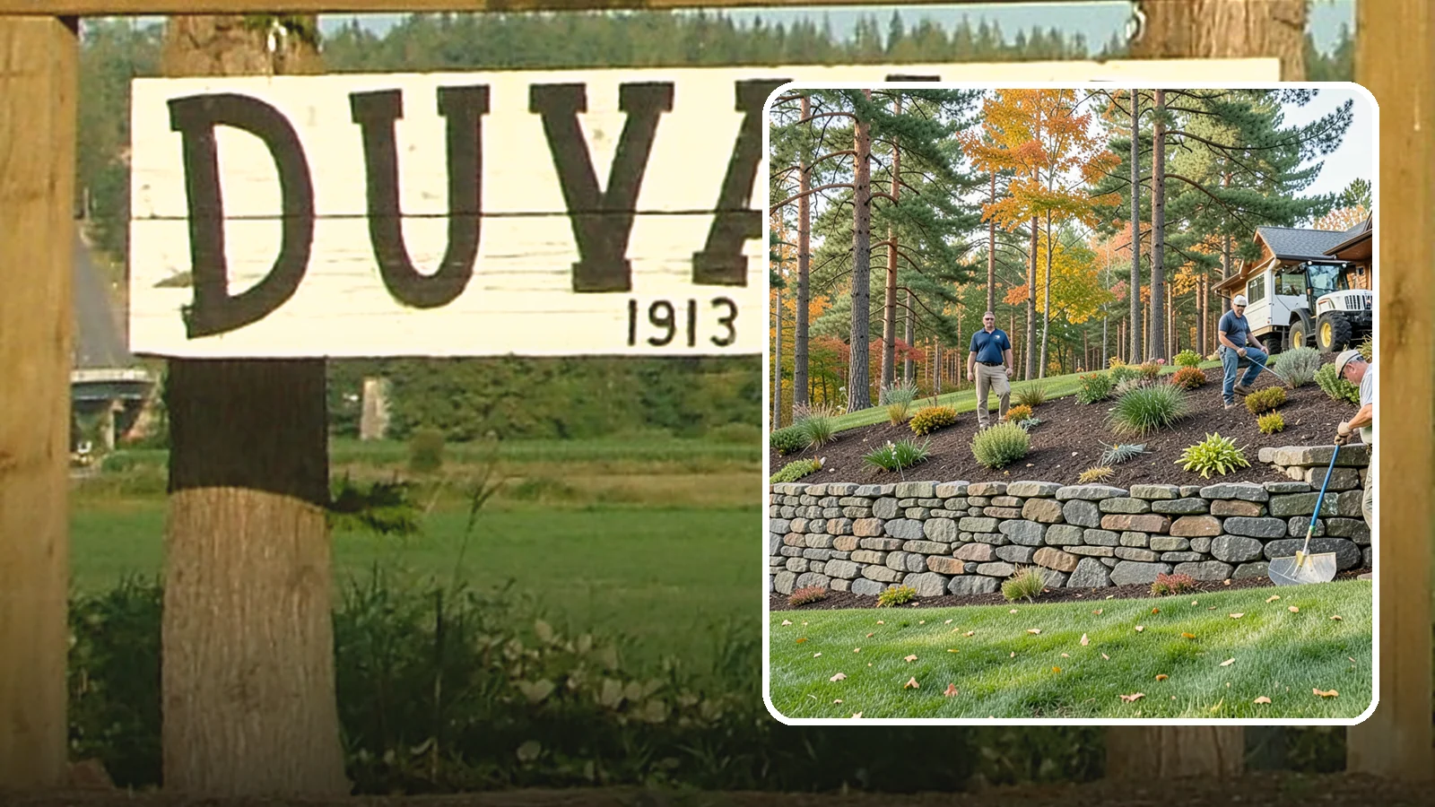 Stacked Stone Retaining Wall in Duvall, King County, WA - A dry-stacked stone wall built without mortar, delivering rustic charm and natural drainage for garden-height PNW slopes.