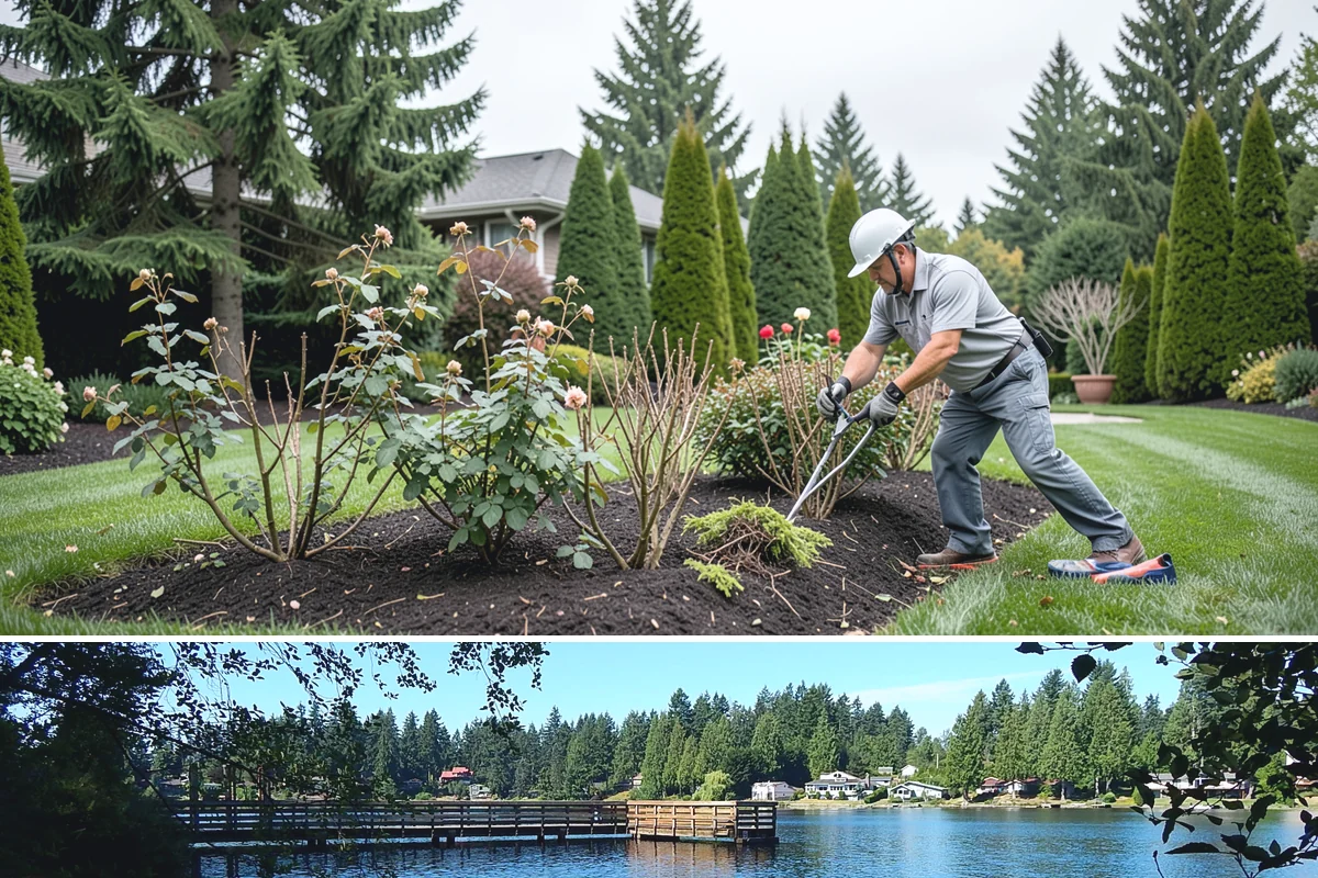 Stacked Stone Retaining Wall in Federal Way, King County, WA - Best built in the drier spring-to-fall season when stones seat cleanly and backfill compacts well across Western Washington.