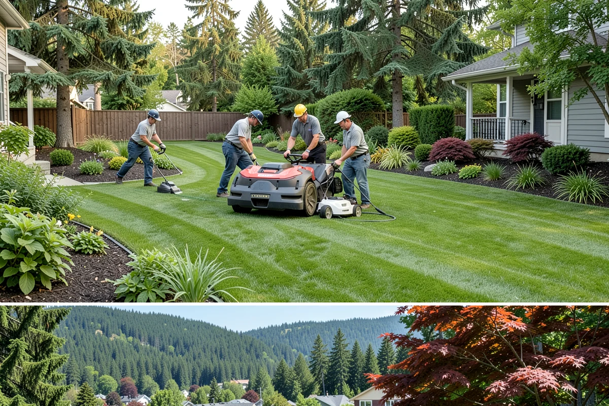 Stacked Stone Retaining Wall in Index, Snohomish County, WA - Best built in the drier spring-to-fall season when stones seat cleanly and backfill compacts well across Western Washington.
