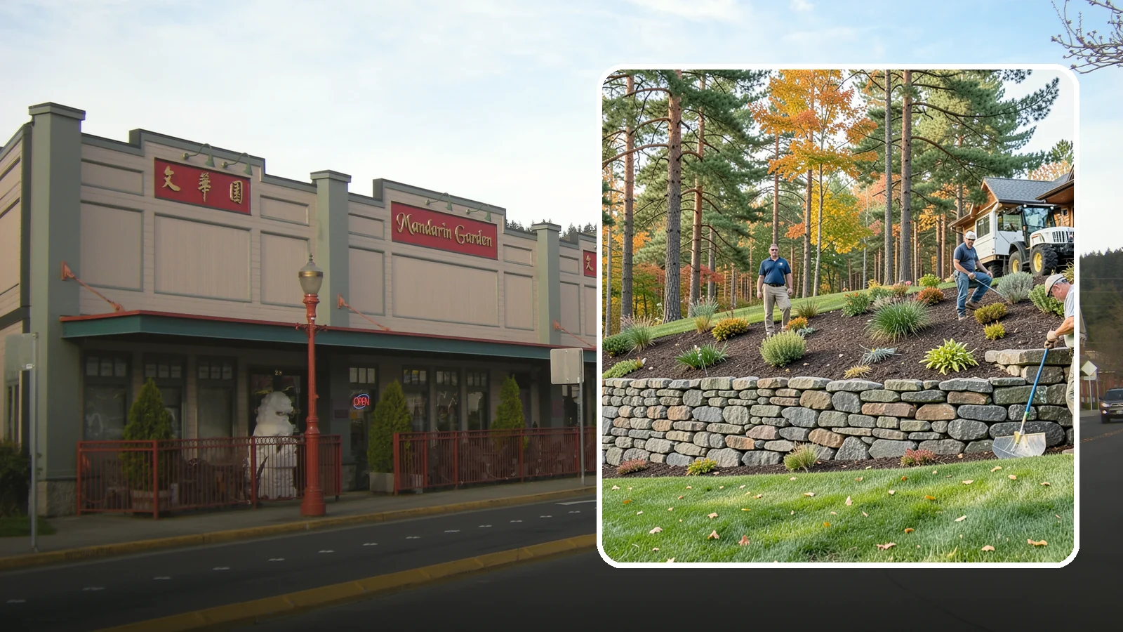 Stacked Stone Retaining Wall in Issaquah, King County, WA - A dry-stacked stone wall built without mortar, delivering rustic charm and natural drainage for garden-height PNW slopes.
