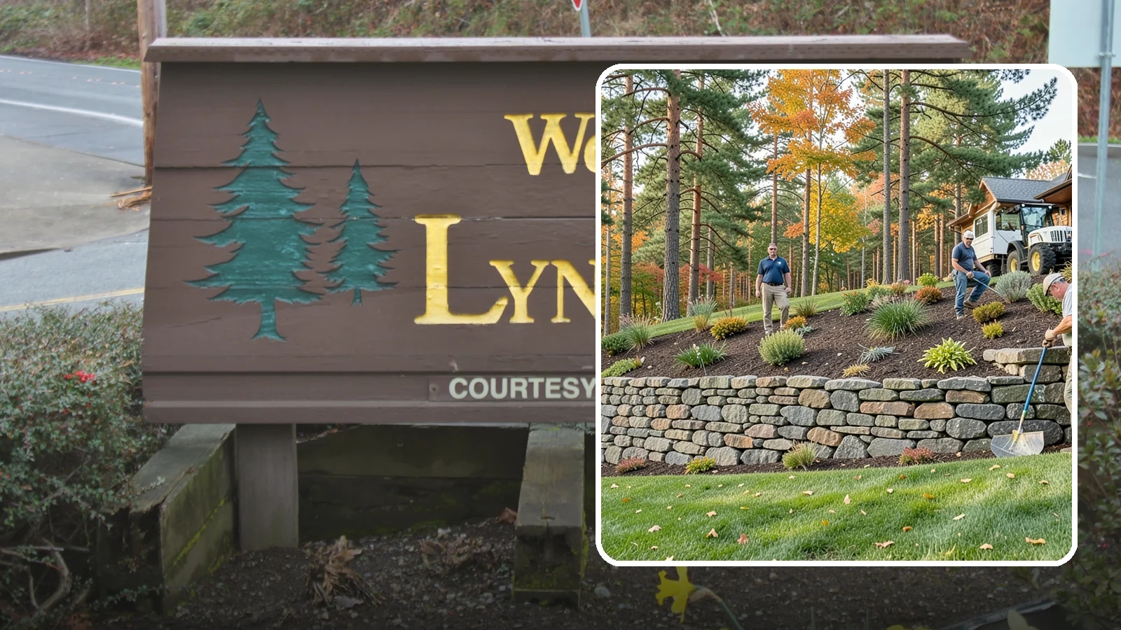 Stacked Stone Retaining Wall in Lynnwood, Snohomish County, WA - A dry-stacked stone wall built without mortar, delivering rustic charm and natural drainage for garden-height PNW slopes.