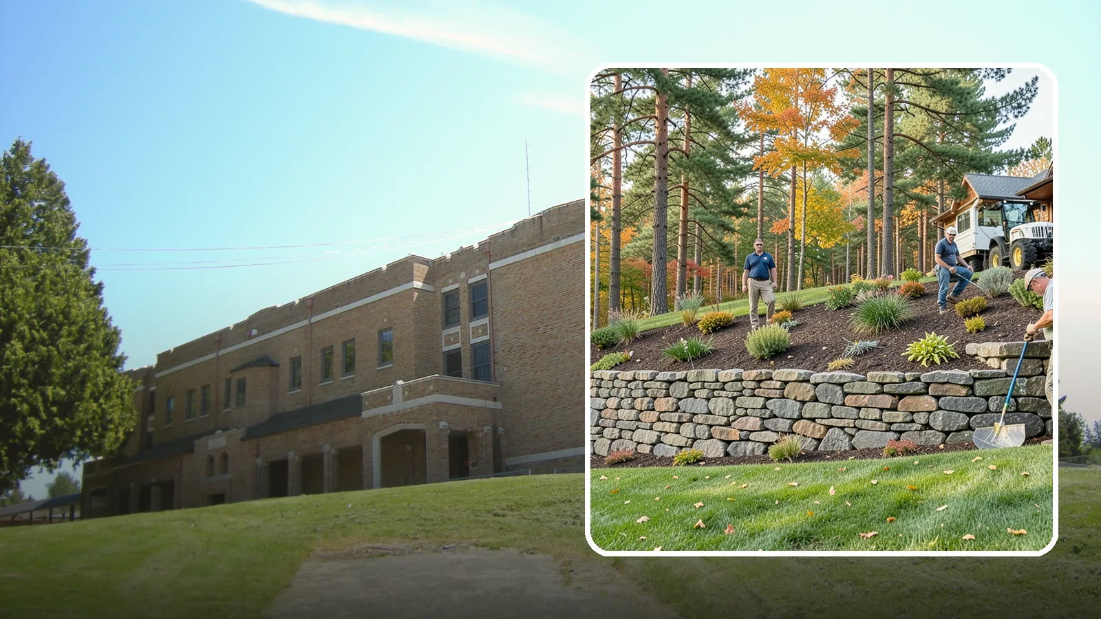 Stacked Stone Retaining Wall in Maple Valley, King County, WA - A dry-stacked stone wall built without mortar, delivering rustic charm and natural drainage for garden-height PNW slopes.