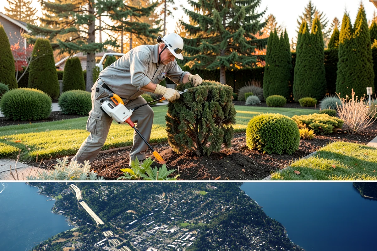 Stacked Stone Retaining Wall in Mercer Island, King County, WA - Best built in the drier spring-to-fall season when stones seat cleanly and backfill compacts well across Western Washington.