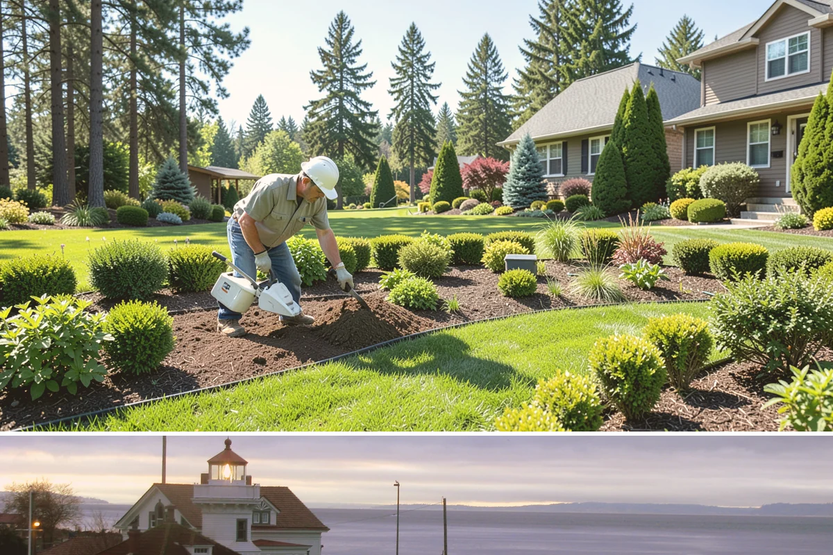 Stacked Stone Retaining Wall in Mukilteo, Snohomish County, WA - Best built in the drier spring-to-fall season when stones seat cleanly and backfill compacts well across Western Washington.
