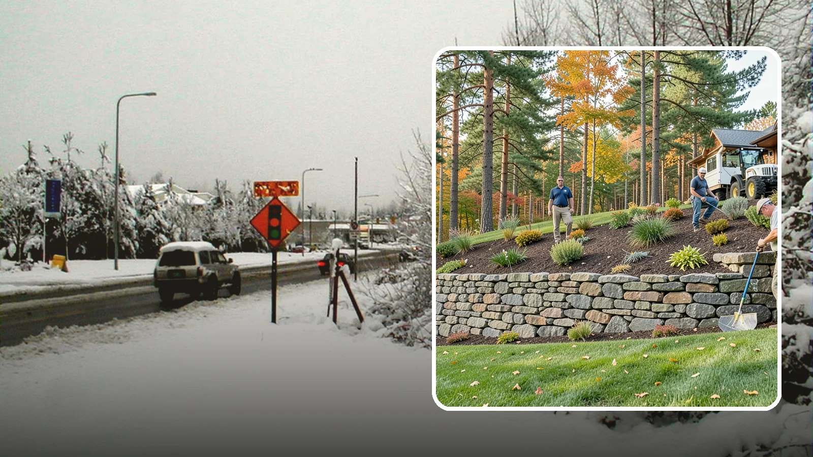 Stacked Stone Retaining Wall in Newcastle, King County, WA - A dry-stacked stone wall built without mortar, delivering rustic charm and natural drainage for garden-height PNW slopes.