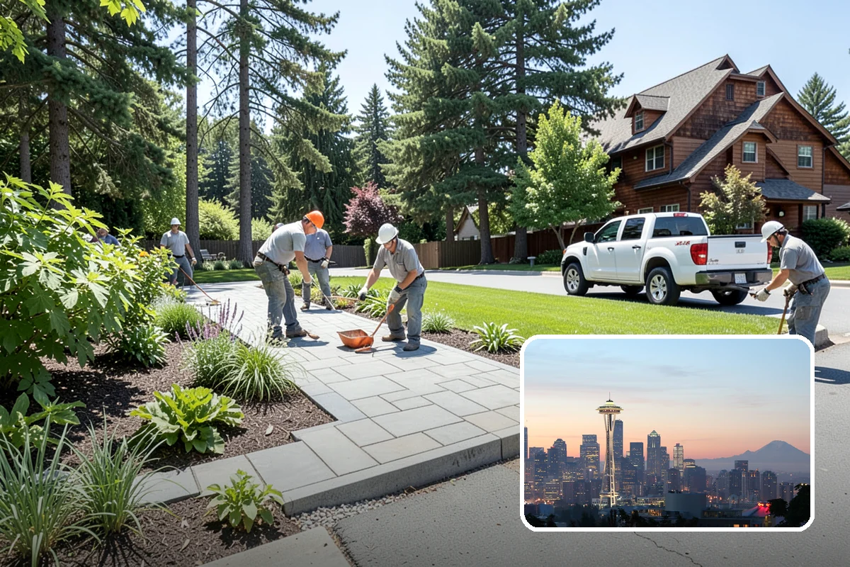 Stacked Stone Retaining Wall in Seattle, King County, WA - Natural drainage through mortar-free joints