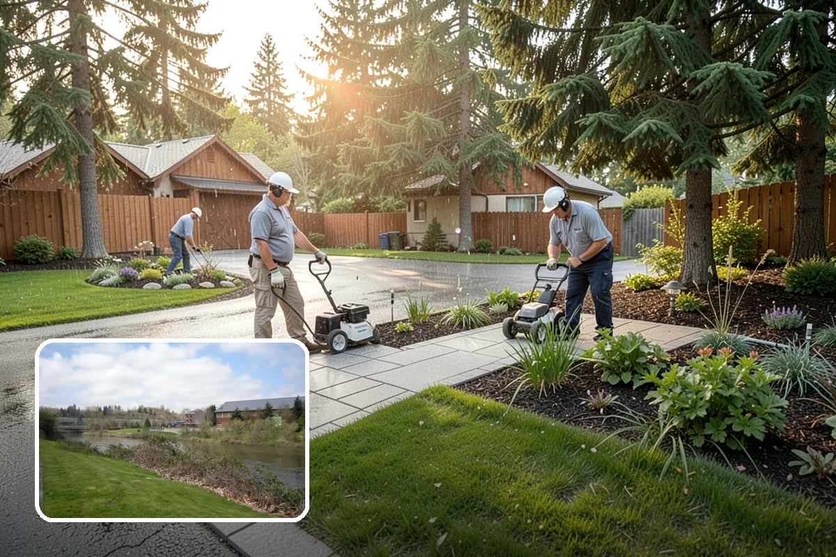 Stacked Stone Retaining Wall in Tukwila, King County, WA - Natural drainage through mortar-free joints