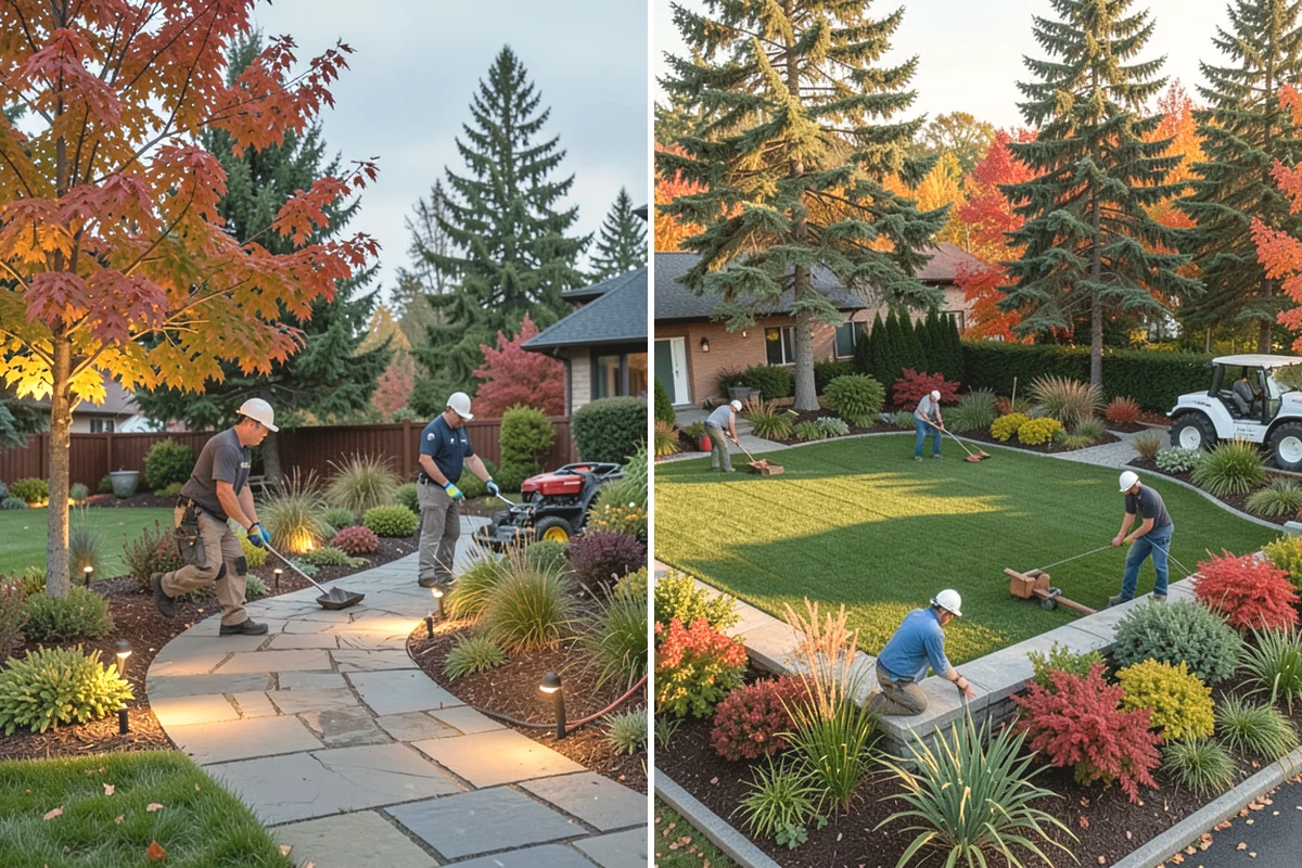 Stacked Stone Retaining Wall in Tukwila, King County, WA - Excavate and level the base trench