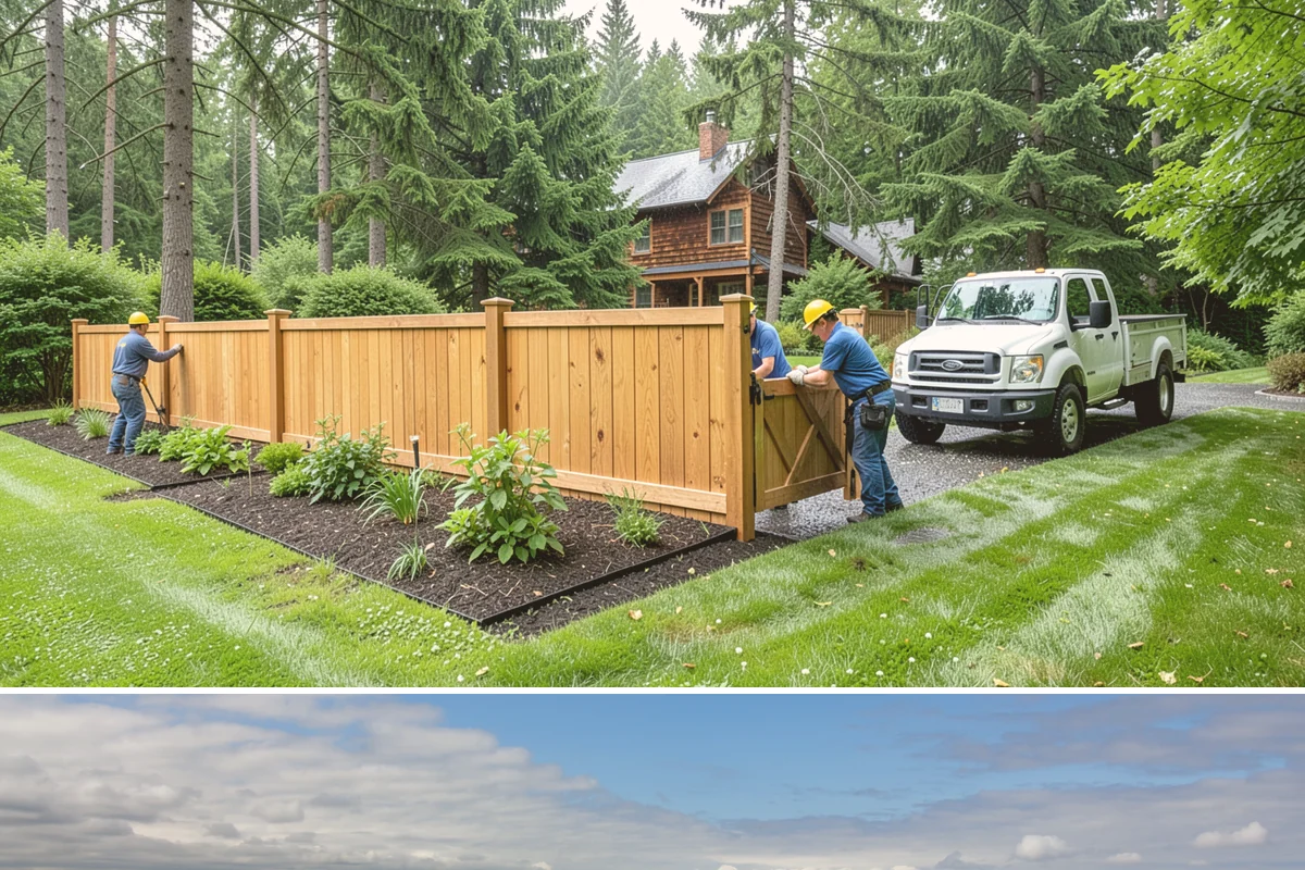 Stacked Stone Retaining Wall in University Place, Pierce County, WA - Best built in the drier spring-to-fall season when stones seat cleanly and backfill compacts well across Western Washington.