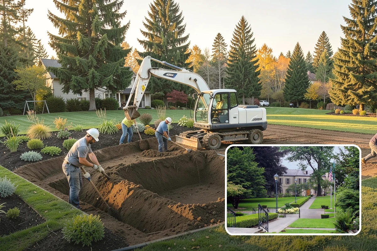 Stacked Stone Retaining Wall in Woodinville, King County, WA - Natural drainage through mortar-free joints