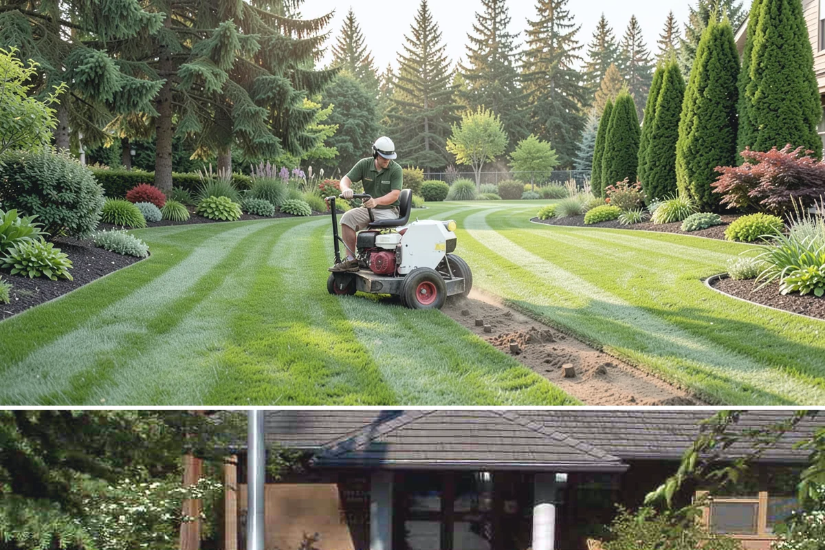 Stacked Stone Retaining Wall in Yarrow Point, King County, WA - Best built in the drier spring-to-fall season when stones seat cleanly and backfill compacts well across Western Washington.