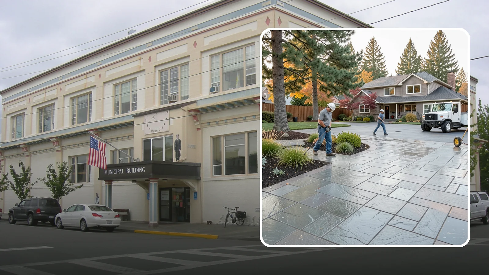 Stamped Concrete in Anacortes, Skagit County, WA - We create stamped concrete that mimics natural stone, brick, or slate while resisting Pacific Northwest weathering.