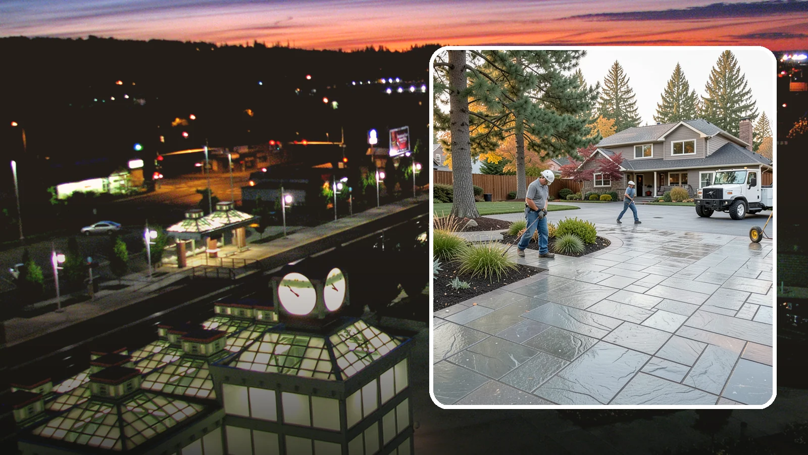 Stamped Concrete in Auburn, King County, WA - We create stamped concrete that mimics natural stone, brick, or slate while resisting Pacific Northwest weathering.