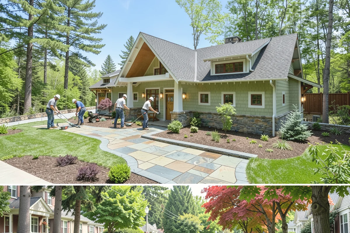 Stamped Concrete in Beaux Arts Village, King County, WA - Stamping requires warm, dry days for proper timing and imprinting, making summer and early fall the most reliable seasons in the...
