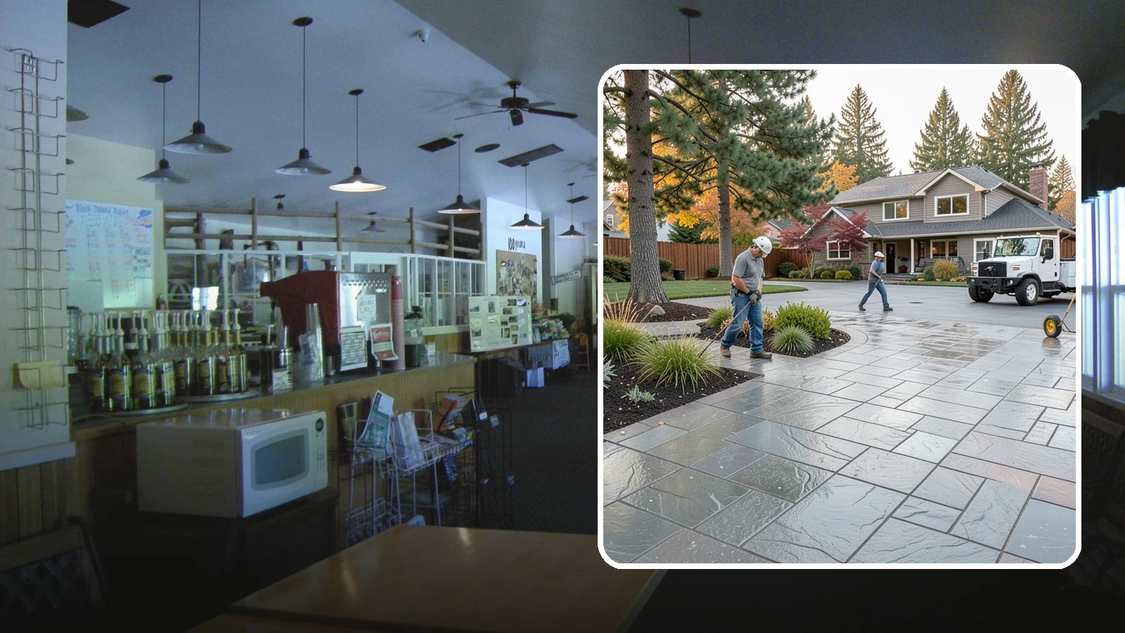 Stamped Concrete in Black Diamond, King County, WA - We create stamped concrete that mimics natural stone, brick, or slate while resisting Pacific Northwest weathering.