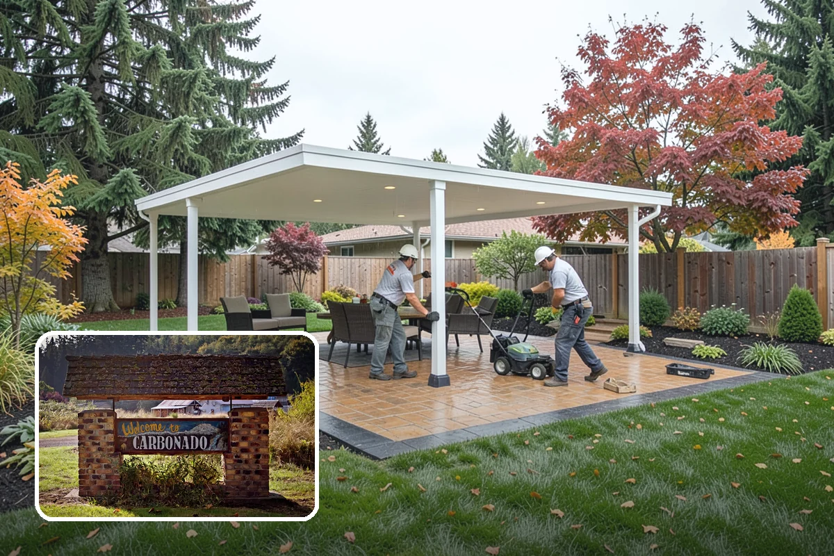 Stamped Concrete in Carbonado, Pierce County, WA - Authentic stone, brick, or slate appearance in one seamless slab