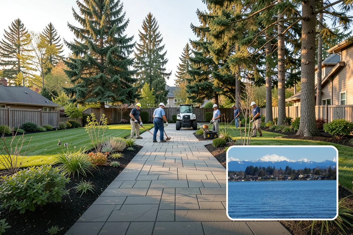 Stamped Concrete in Lake Stevens, Snohomish County, WA - Authentic stone, brick, or slate appearance in one seamless slab