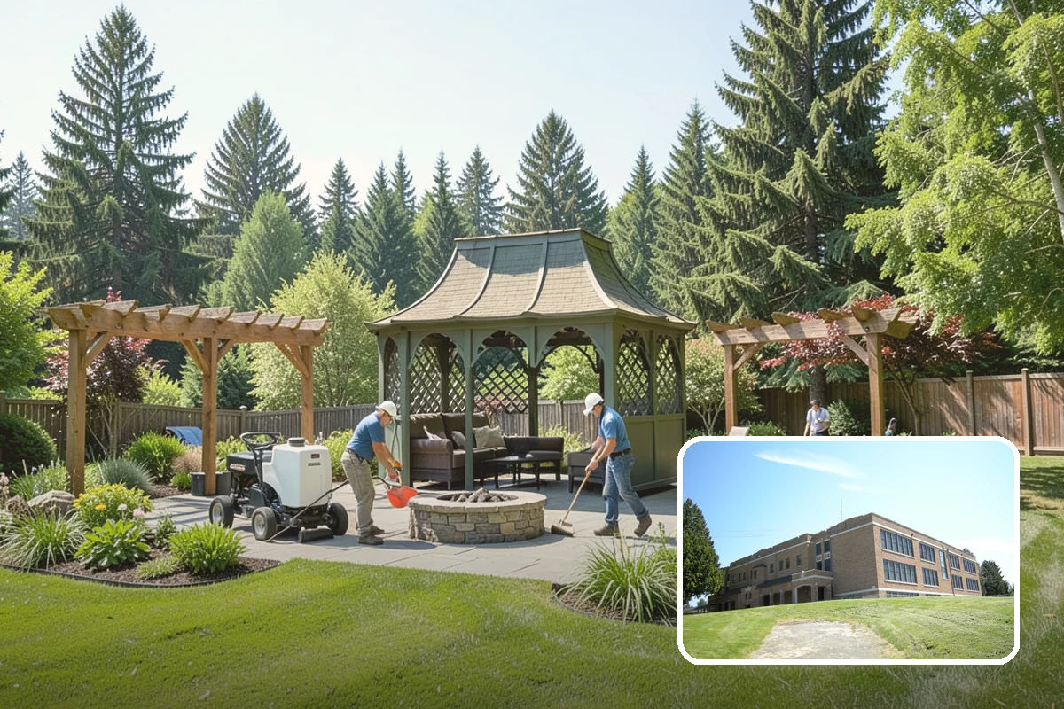Stamped Concrete in Maple Valley, King County, WA - Authentic stone, brick, or slate appearance in one seamless slab
