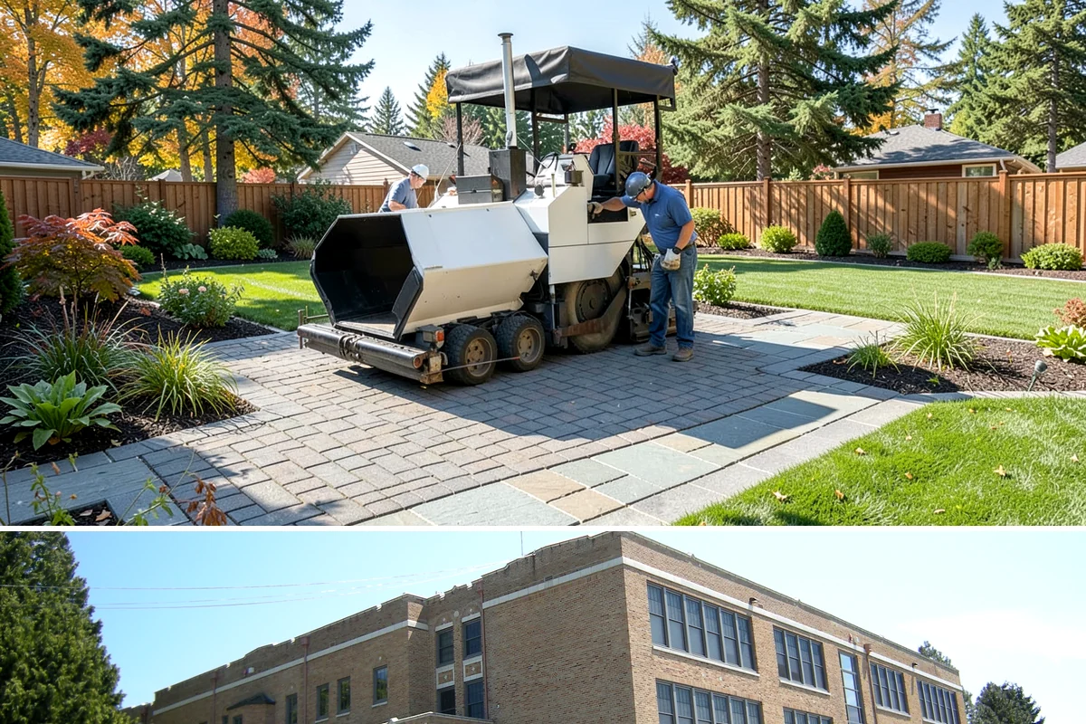 Stamped Concrete in Maple Valley, King County, WA - Stamping requires warm, dry days for proper timing and imprinting, making summer and early fall the most reliable seasons in the...